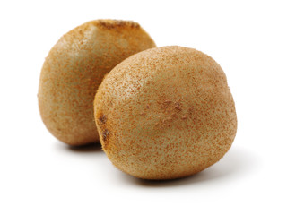 kiwi fruit on white background 