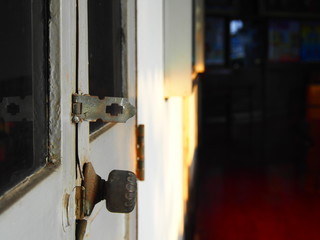 door with lock