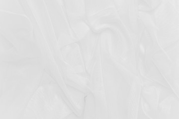 Abstract white color mesh fabric texture background.