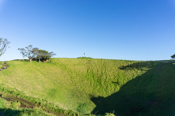 Mount Eden was a volcanic crater