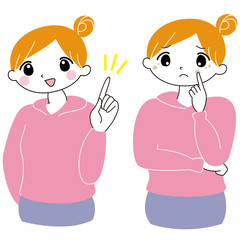 シミ　肌　トラブル　悩む　考える　女性