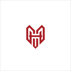 HM MH Logo Design Modern