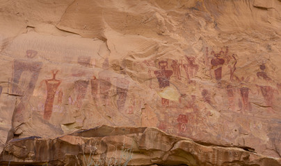 ancient mysterious native American rock art pictograph historical site