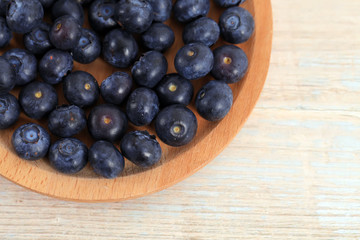 Fresh blueberries