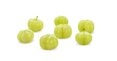 star gooseberry isolated on white background