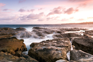 Obraz premium Bondi Beach at sunset, Sydney Australia