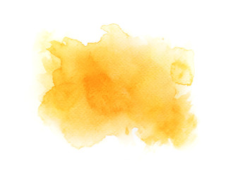 yellow watercolor background. art hand paint - obrazy, fototapety, plakaty