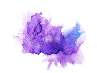 purple watercolor background. art hand paint