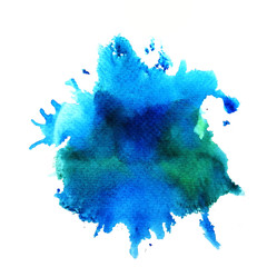 blue watercolor background. vector background