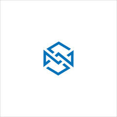 WS W S Letter Logo design concept