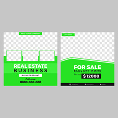 Modern and minimalist design banner promotion for social media post. Creative sale promotion design template. Square web banner with discount offer for digital marketing.