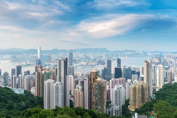Fototapeta na wymiar View of Hong Kong