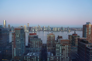 Fototapeta premium Sunrise in Manhattan, New York City