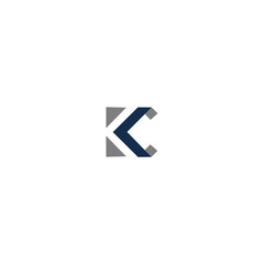 K Letter Logo Design concept
