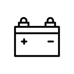Car battery icon