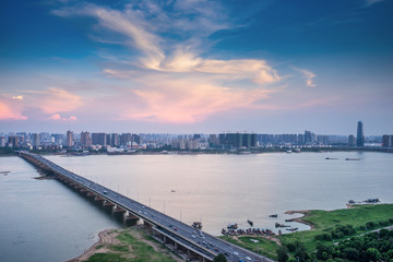 Fototapeta premium Panoramic picture of China nanchang