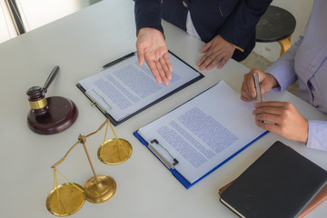 The lawyer sitting and recommending the law gives fairness to the consultants.