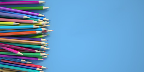 Multicolored pencils © FrankBoston
