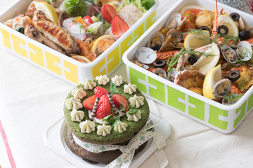 抹茶のガトーショコラ