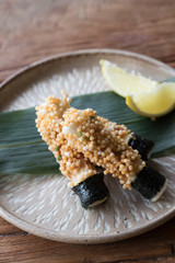 ちくわのぶぶあられ揚げ