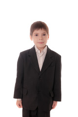 boy in a suit