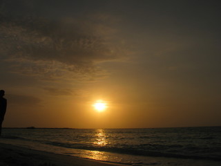 Fototapeta premium sunset over the sea