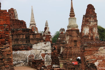 Fototapeta premium 世界遺産 タイランド アユタヤ遺跡 ワット・マハータート