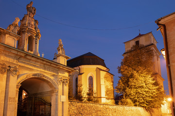 Fototapeta na wymiar Church in Kamianets-Podilskyi
