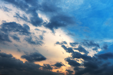Obraz premium sunset clouds