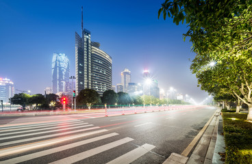 the light trails