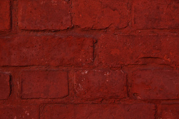 old red brick wall background