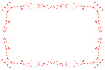 Fototapeta premium frame with hearts