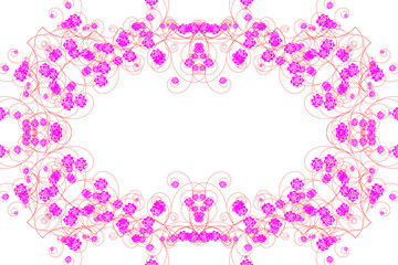 pink background with hearts