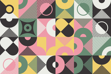 Geometric Abstract Vector Elements Design