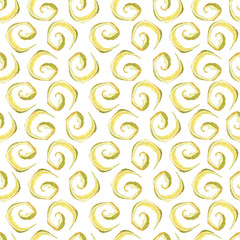 Abstract background, branches on a white background, twisted spirals