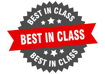 best in class sign. best in class circular band label. round best in class sticker