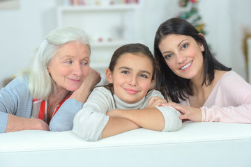 three generations of the family photo