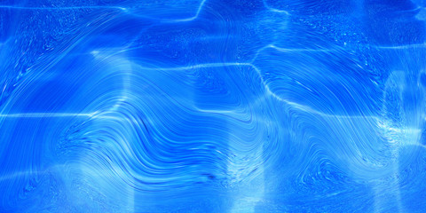 water texture with sunlight and rays of light