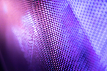 CloseUp LED blurred screen. LED soft focus background. abstract background ideal for design.