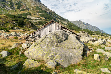 shack built on the rock