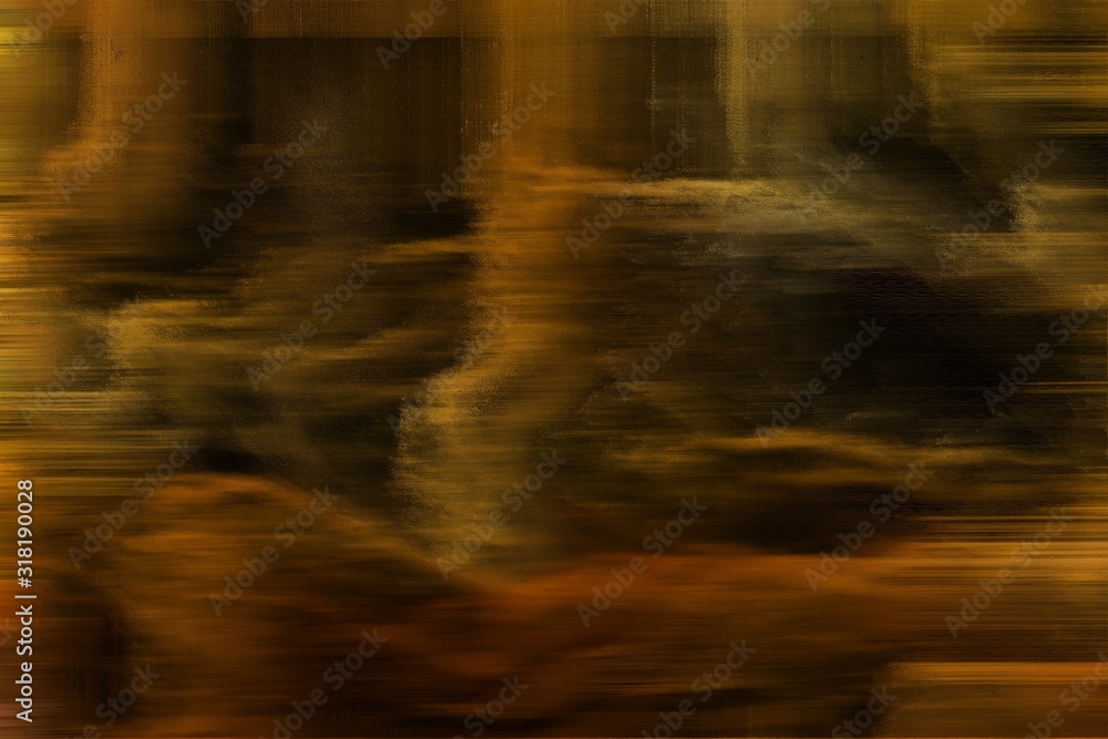 Aufkleber abstract background with digital poor broken noise and very dark green, saddle brown and bronze colo