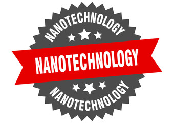 nanotechnology sign. nanotechnology circular band label. round nanotechnology sticker