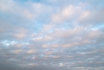 Naklejka na ściany i meble Blue sky with white clouds...