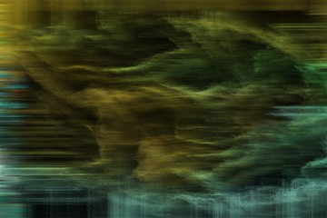 abstract background with digital poor bad noise and very dark green, dark sea green and dark olive green colors