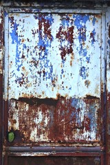 rusty zinc wall texture perfect for background