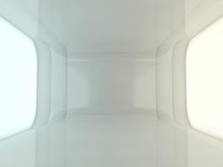 Abstract modern architecture background. 3D