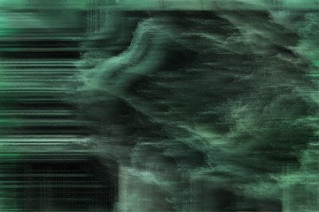 abstract background with digital bad damaged noise and very dark blue, dark sea green and dim gray colors