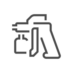 Car paint nozzle icon