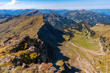 Fototapeta na wymiar Panoramic view from the High Ifen