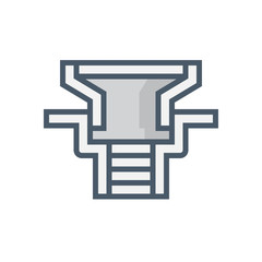 floor drainage icon